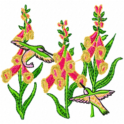 Flowers Embroidery Design 7 Flowers Embroidery Design 7